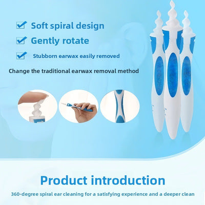 Reusable Spiral Earwax Cleaner