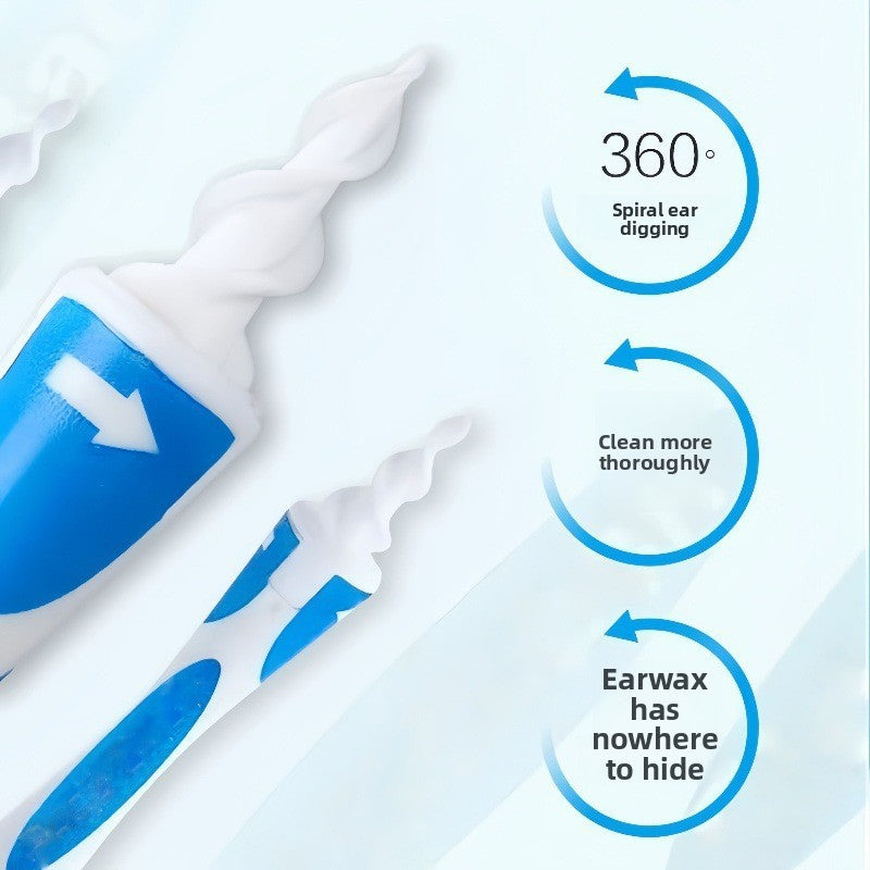 Reusable Spiral Earwax Cleaner